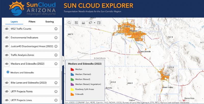 Ecopia data powers transportation planning in the Sun Corridor megaregion